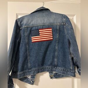 Ralph Lauren denim jacket with American flag